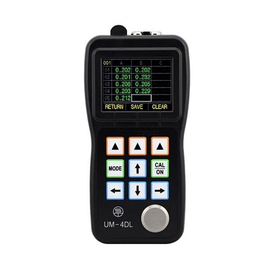 Digital A-Scan Ultrasonic Thickness Gauge, Metal/Steel/Pipe, Thru-Paint