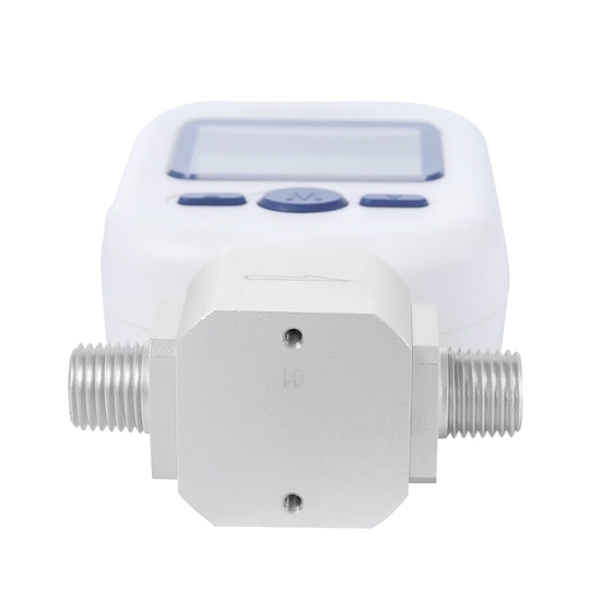 Digital Gas Flow Meter, Air/Oxygen/Nitrogen, 0-250L/min