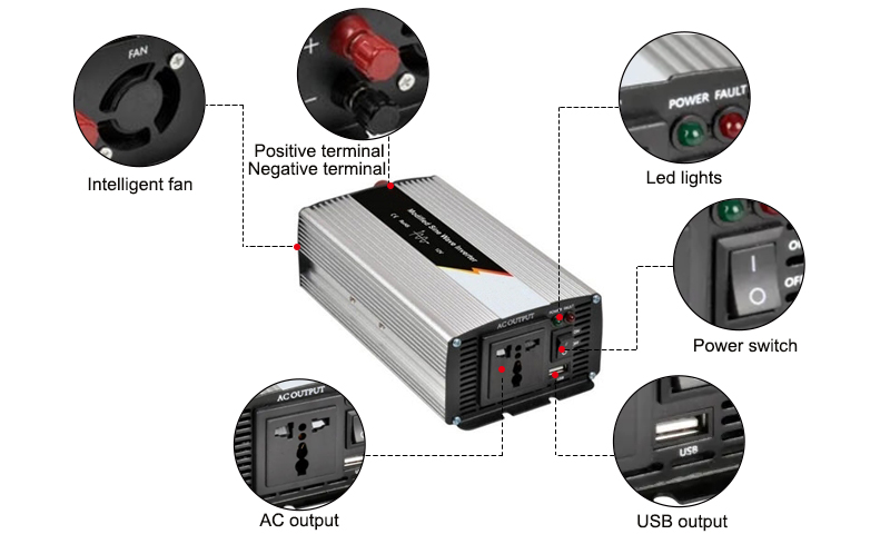600 Watt Car Power Inverter Details