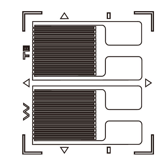 Strain gauge structure diagram