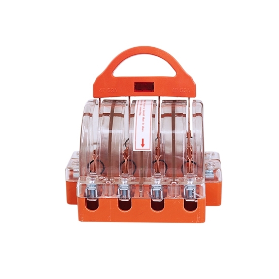 4 Pole Double Throw Knife Switch with LED Indicator