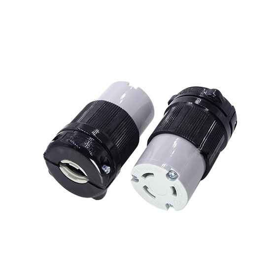 30A 250V Locking Plug, 2 Pole 3 Wire