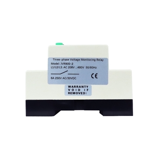 Multifunctional Monitoring Relay, Line Voltage, 3 Phase, 208-480V AC