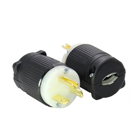 20A 125V Locking Plug, 2 Pole 3 Wire