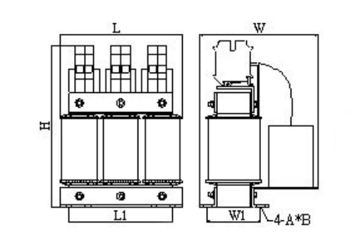 Dimension of sine wave filter