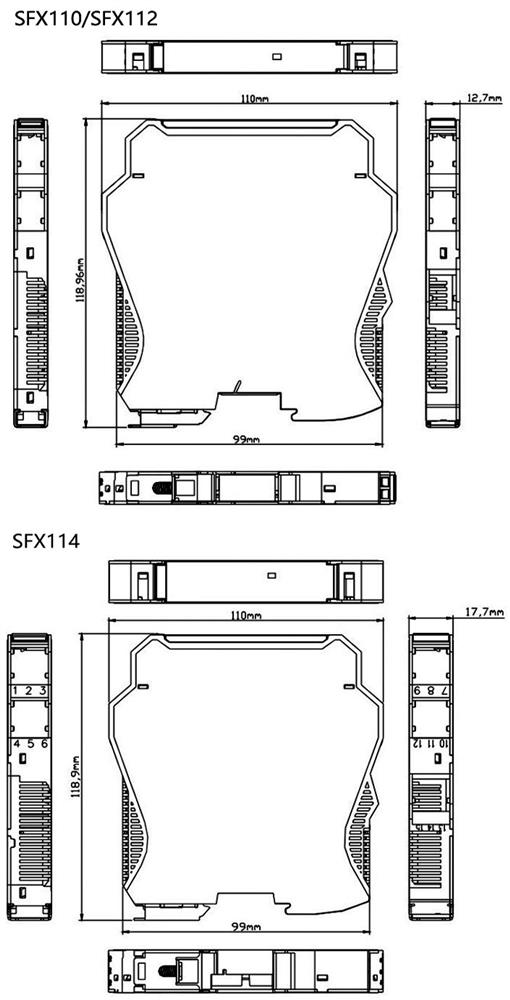 Explosion proof signal isolator dimension
