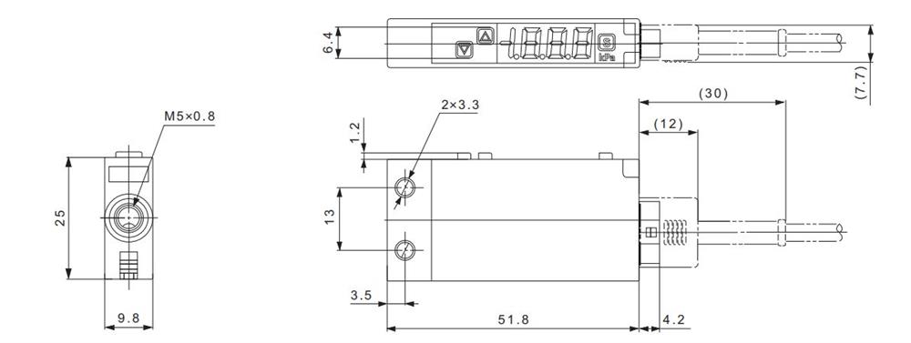 Digital pressure switch dimension
