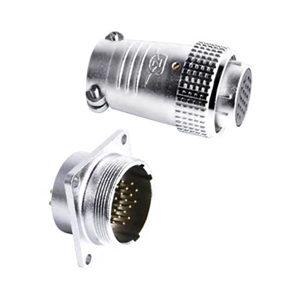 Circular Connector, 2/3/8/16/19/20/24/26 Pin, M30