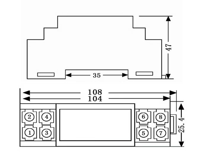 Frequency signal isolator size