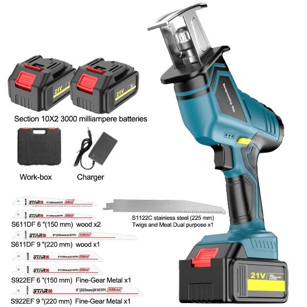 Variable Speed Reciprocating Saw, 15mm Stroke