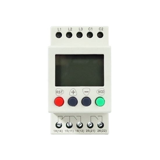 Multifunctional Monitoring Relay, Line Voltage, 3 Phase, 208-480V AC