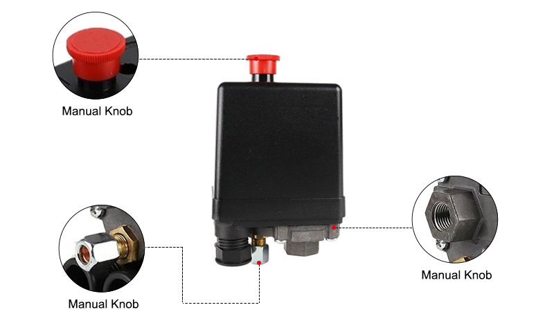 240V Air Compressor Pressure Switch Details