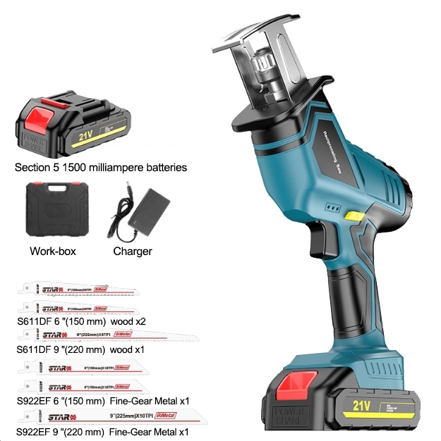 Lithium  Cordless Reciprocating Saw, 15mm Stroke