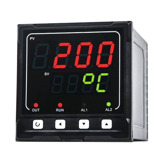Digital Panel Meter for RTD/Pressure/Level Sensor, Double 4 Digit