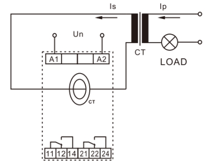 1 phase current monitoring relay wiring3