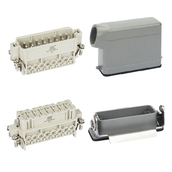 Heavy Duty Connector, 16 Pin, 250VAC/500VAC, 16A