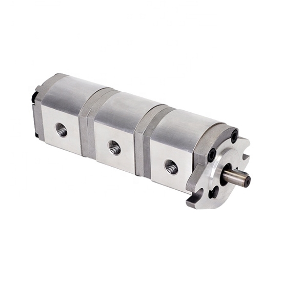 1/2/3 GPM Hydraulic Triple Gear Pump, 3600 psi