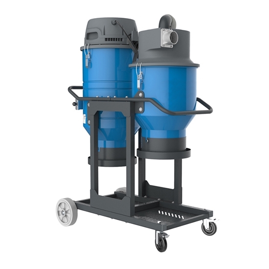 Double Dust Canister Industrial Vacuum Cleaner
