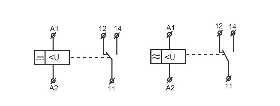 Single Phase Voltage Monitoring Relay Wiring Chart