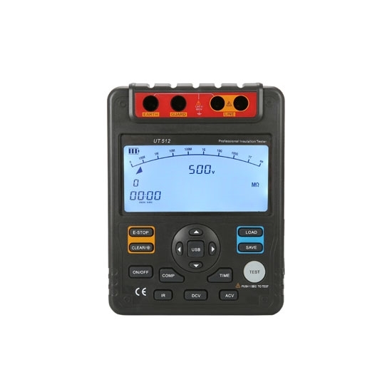 Megger Insulation Tester, 500V/1000V/1500V/2500V