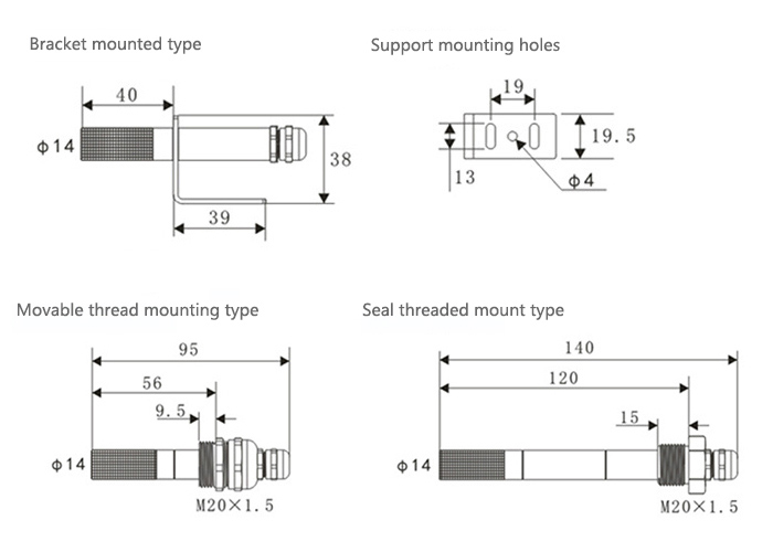 Temperature and humidity sensor installation