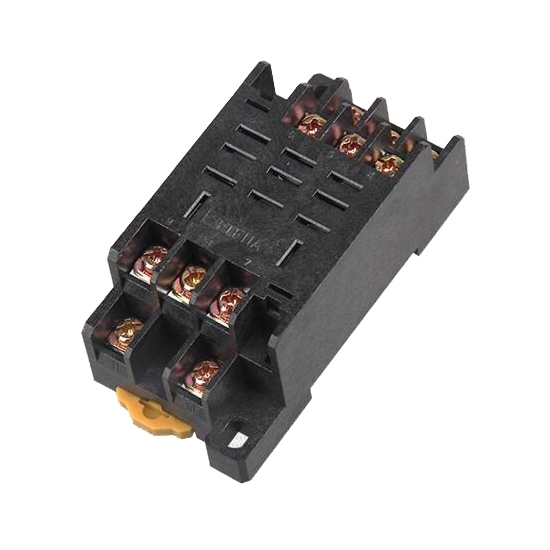 Electromagnetic Relay, 11-pin 3PDT, 12V/24V/110V/220V