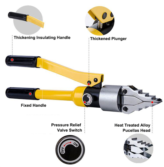 8 ton hydraulic flange spreader detail