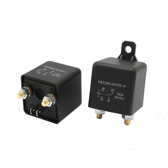 100A Automotive Starter Relay, 12V/24V DC