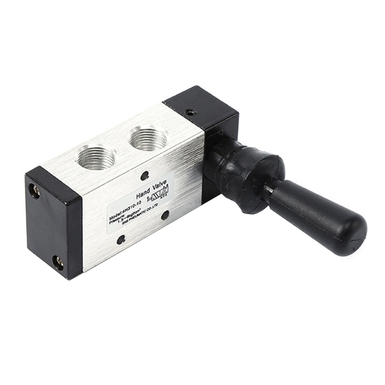 Pneumatic Hand Lever Valve, 3 Way, 2 Position