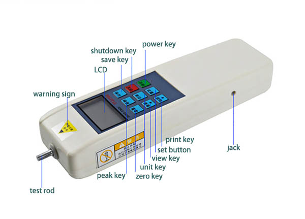 Digital force gauge function