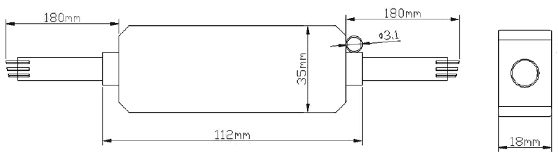 10kV LED surge protector dimension