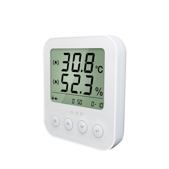 Wall Mounted Temperature and Humidity Transmitter with Display, 4-20mA/RS485/0-10V