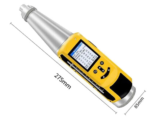 Digital concrete rebound hammer dimension