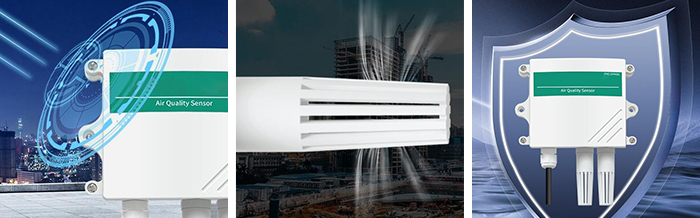 Industrial air quality sensor feature
