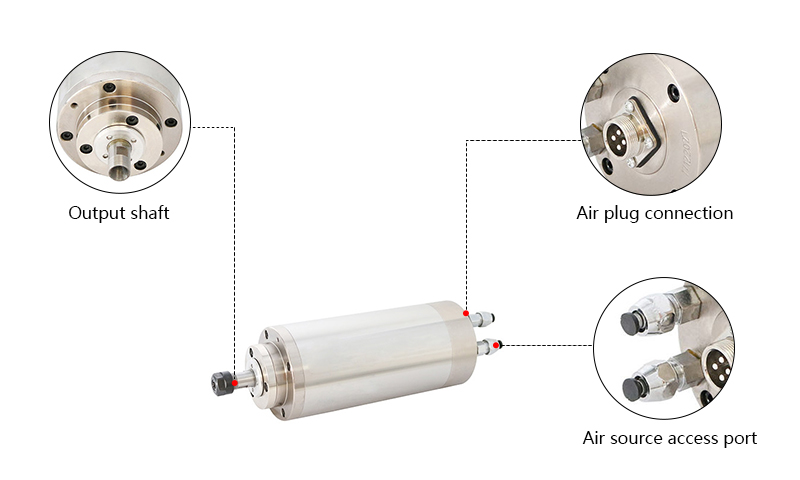 1500W Water Cooled CNC Spindle Motor Details