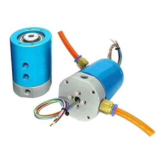 4-Passage Rotary Joint, Pneumatic/Electrical Slip Ring, G1/8