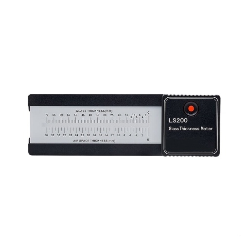 Glass Thickness Gauge with Scale, 70mm, ±0.5mm Accuracy