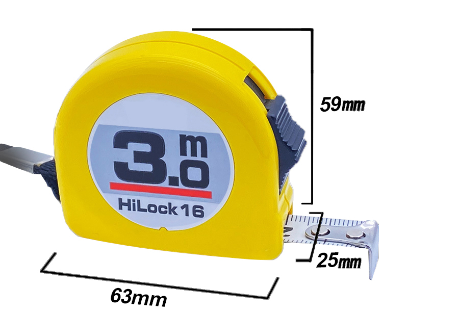 3m tape measure dimension