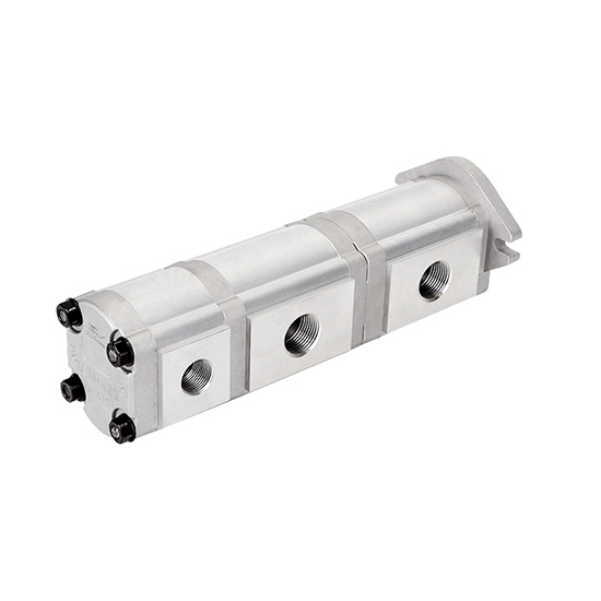 8/9/11/13/14 GPM Hydraulic Triple Gear Pump, 3600 psi