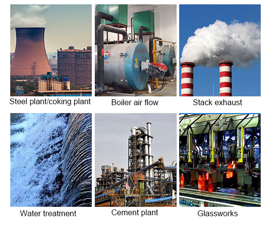 Thermal gas mass flow meter application