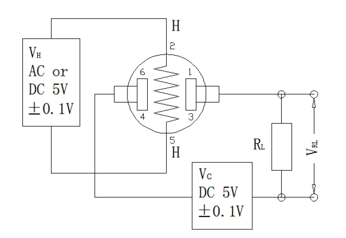Smoke gas sensor circuit diagram