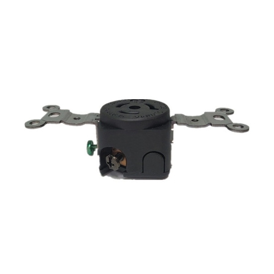 15A 250V Locking Receptacle, 2 Pole, 3 Wire
