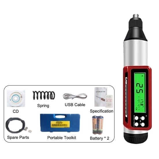 Digital Concrete Rebound Hammer Tester, 10-60 MPa
