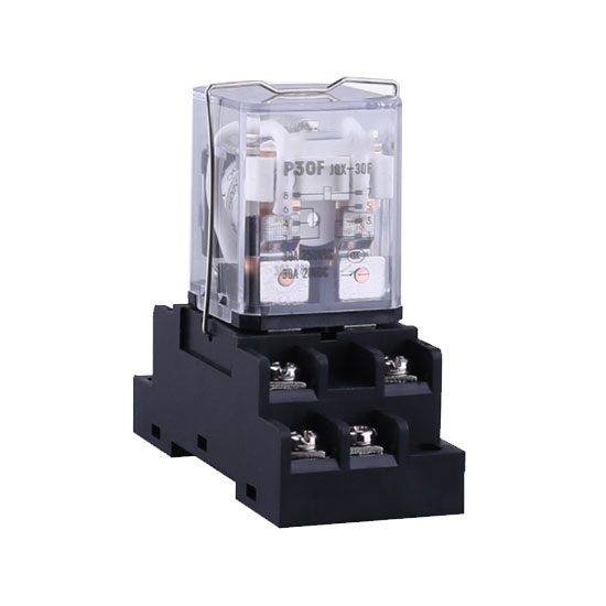 Electromagnetic Relay, DPDT, 12/24/48/110/220V