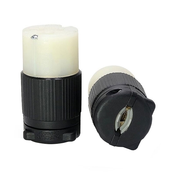 20A 125V Locking Plug, 2 Pole 3 Wire