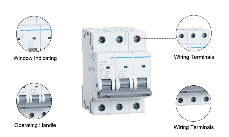 3 Pole Miniature Circuit Breaker Details