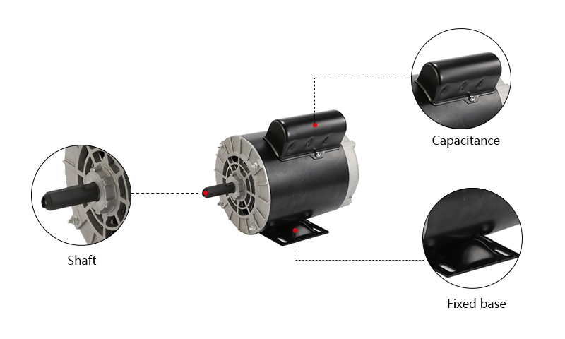 750W Air Compressor Motor Details