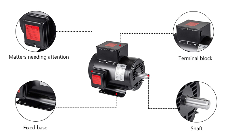 7500W Air Compressor Motor Details
