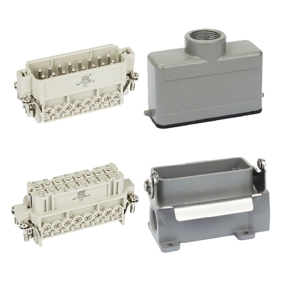 Heavy Duty Connector, 16 Pin, 250VAC/500VAC, 16A