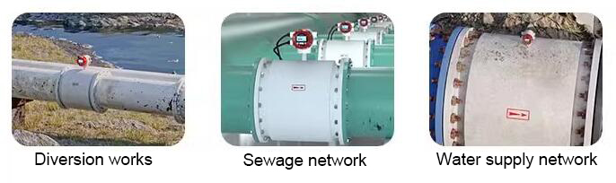 Integral magnetic flow meter application